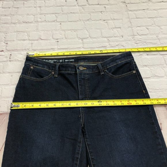 Talbots Slim Ankle Jeans Size 10 - Picture 2 of 16